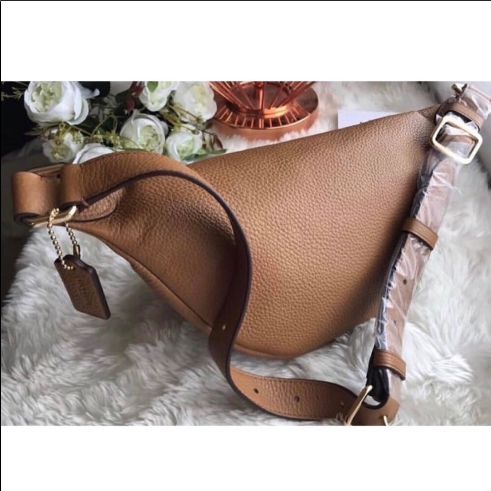 🥰HP🥰 COACH Belt Bag / Fanny Pack Light Saddle - Picture 6 of 10